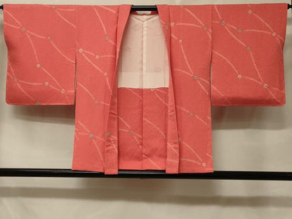 平和屋着物＃羽織 絞り 幾何学文様 正絹 逸品 CABE5457in