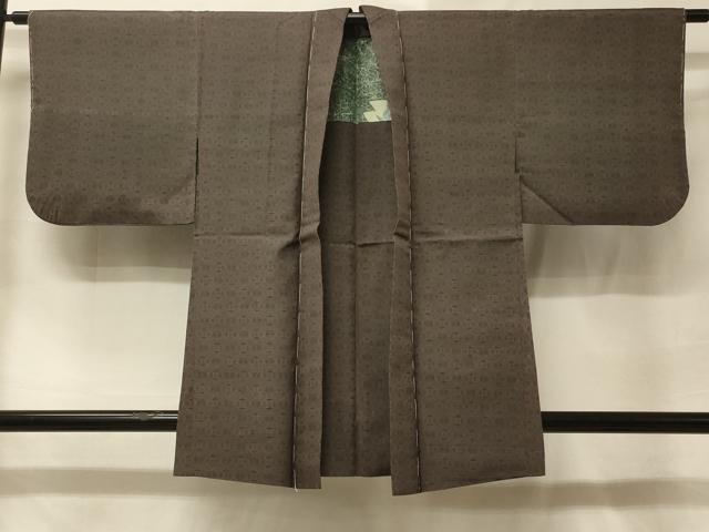 平和屋着物＃本場染大島紬 羽織 菱文 正絹 逸品 未使用 CABE5460in