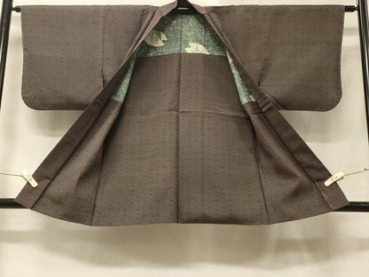 平和屋着物＃本場染大島紬 羽織 菱文 正絹 逸品 未使用 CABE5460in