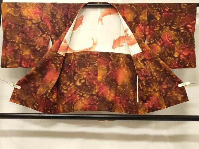 平和屋着物＃道行コート　霞文　暈し染め　正絹　逸品　CABE5464in 平和屋着物＃道行コート 霞文 暈し染め 正絹 逸品 CABE5464in