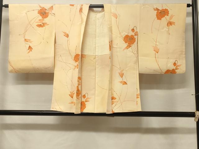平和屋着物＃羽織 枝花文 正絹 逸品 CABE5492in