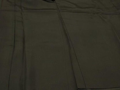 平和屋着物＃男性　長羽織　黒紋付き　作家物　正絹　逸品　CABE5508in