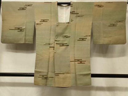 平和屋着物＃道行コート　輪奈ビロード　エ霞文　暈し染め　正絹　逸品　CABE5526in