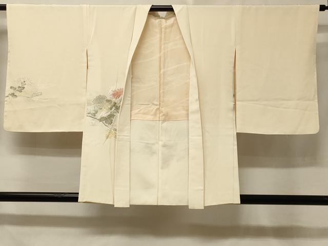 平和屋着物＃羽織　寿光織　エ霞枝花文　金銀糸　正絹　逸品　CABE5536in