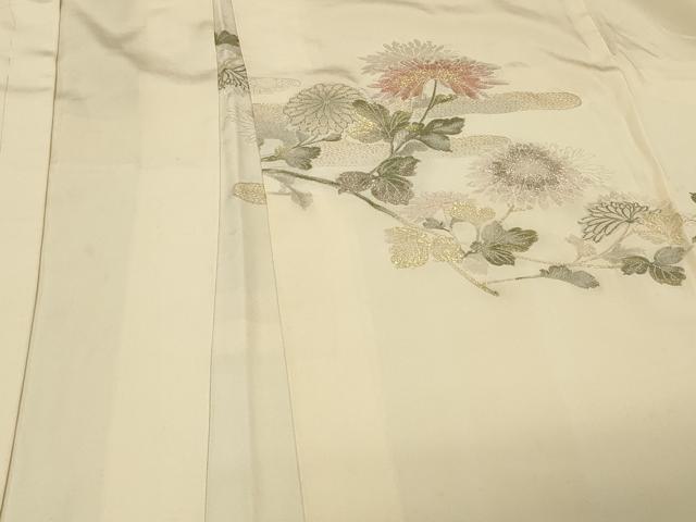 平和屋着物＃羽織　寿光織　エ霞枝花文　金銀糸　正絹　逸品　CABE5536in