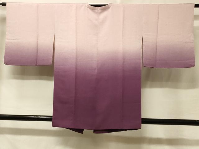 平和屋着物＃道行コート　霞文　暈し染め　正絹　逸品　CABE5537in