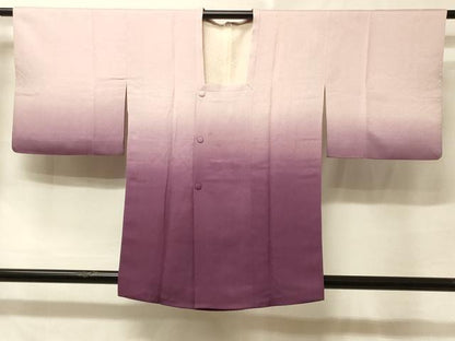 平和屋着物＃道行コート　霞文　暈し染め　正絹　逸品　CABE5537in