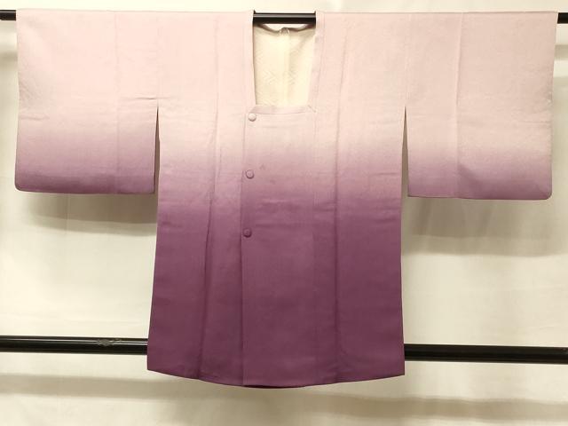 平和屋着物＃道行コート　霞文　暈し染め　正絹　逸品　CABE5537in