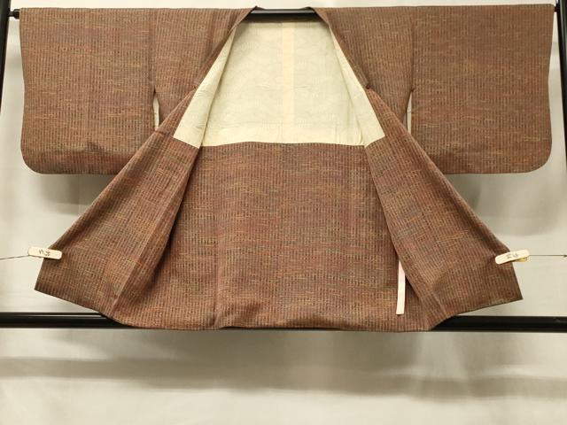 平和屋着物＃道行コート　霞文　正絹　逸品　CABE5539in