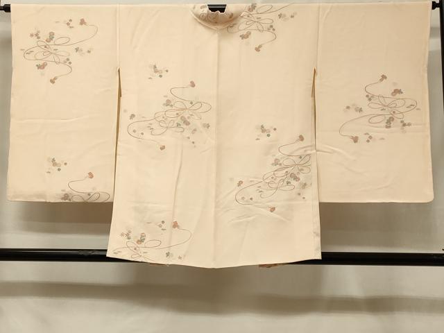平和屋着物＃羽織　結び紐草花文　金銀糸　正絹　逸品　CABE5546in