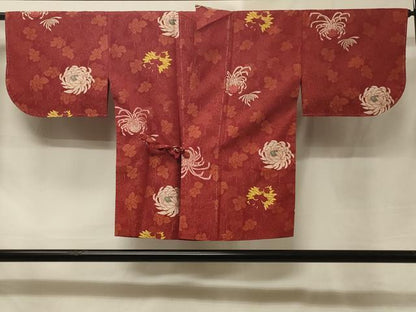平和屋着物＃道中着　乱菊　正絹　逸品　CABE5564in