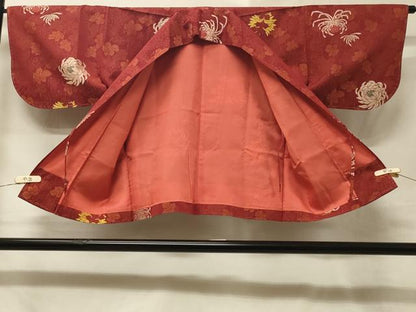 平和屋着物＃道中着　乱菊　正絹　逸品　CABE5564in