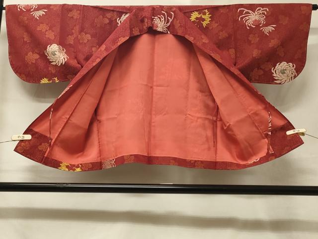 平和屋着物＃道中着　乱菊　正絹　逸品　CABE5564in