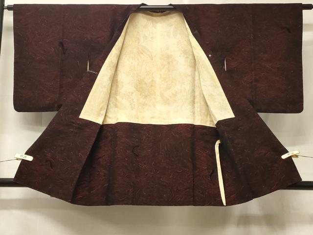 平和屋着物＃道行コート　輪奈ビロード　墨流し文様　正絹　逸品　CABE5566in 平和屋着物＃道行コート 輪奈ビロード 墨流し文様 正絹 逸品 CABE5566in