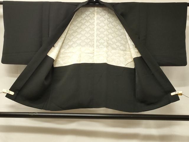 平和屋着物＃羽織　枝葉文　黒地　正絹　逸品　CABE5572in 平和屋着物＃羽織 枝葉文 黒地 正絹 逸品 CABE5572in