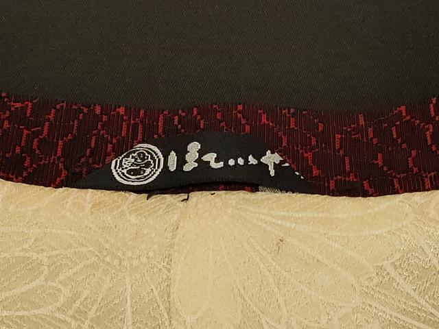 平和屋着物＃道行コート　輪奈ビロード　菊　ほていや扱い　ショール付き　正絹　逸品　CABE5584in