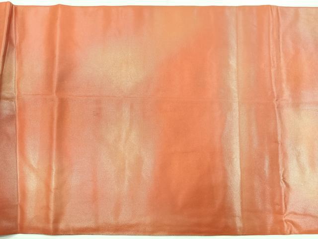 平和屋着物◎つけ帯 駒刺繍 舞花文 金糸 正絹 逸品 CABE5645nb