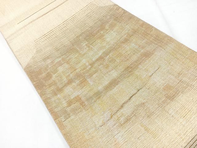 平和屋着物◎太鼓柄袋帯　霞文　正絹　逸品　CABE5692nb