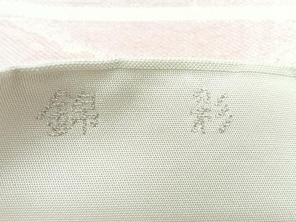 平和屋着物◎六通柄袋帯　錦彩　銀糸　正絹　逸品　CABE5736nb
