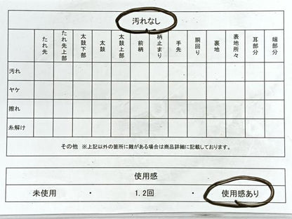 平和屋着物◎六通柄袋帯　唐織　地紙草花文　金糸　正絹　逸品　CABE5939nb