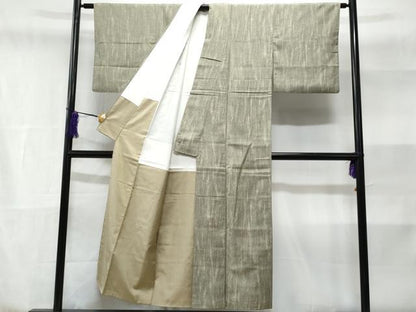 平和屋着物■上質な紬　流線文　正絹　逸品　CABE6013fb
