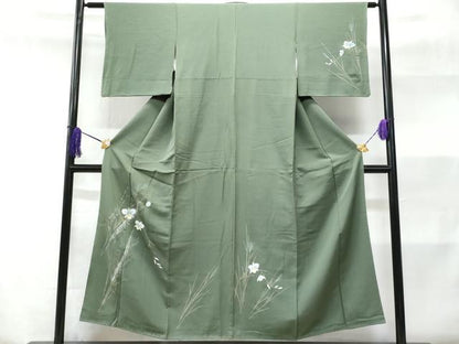 平和屋着物■訪問着 枝花文 金銀彩 正絹 逸品 CABE6029fb