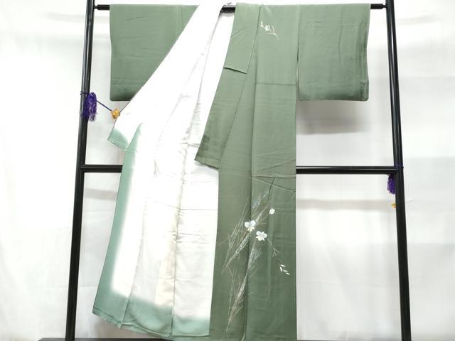 平和屋着物■訪問着 枝花文 金銀彩 正絹 逸品 CABE6029fb