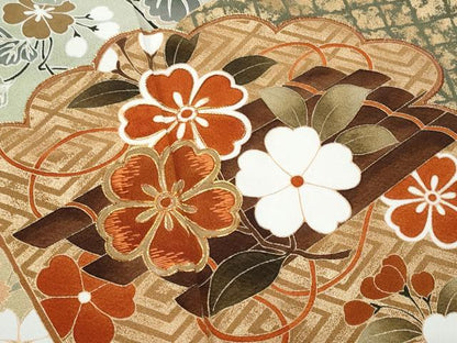 平和屋着物■豪華黒留袖 泰常 駒刺繍 花筏 暈し染め 金彩 正絹 逸品 CABE6063fb