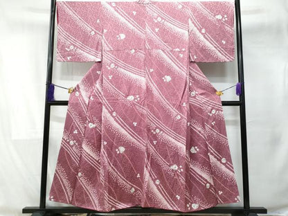 平和屋着物■上質な小紋 絞り 辻が花 正絹 逸品 CABE6168fb