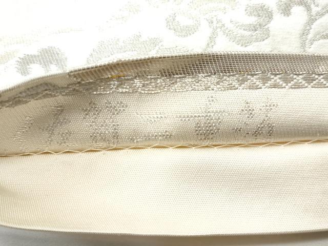 平和屋着物◎六通柄袋帯　道長吉祥文　佐賀二重箔　金銀糸　正絹　逸品　CABE6220fb