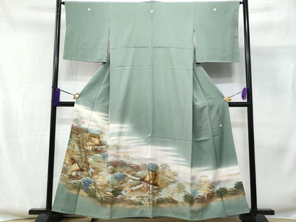 平和屋着物■豪華色留袖 作家物 古都庭園 暈し染め 金彩 正絹 逸品 CABE6356fb
