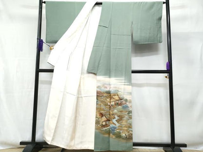 平和屋着物■豪華色留袖 作家物 古都庭園 暈し染め 金彩 正絹 逸品 CABE6356fb