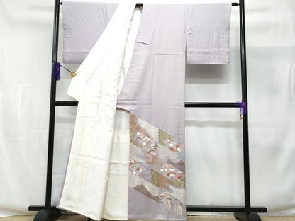 平和屋着物■豪華色留袖 作家物 吉祥花文 金彩 正絹 逸品 CABE6360fb