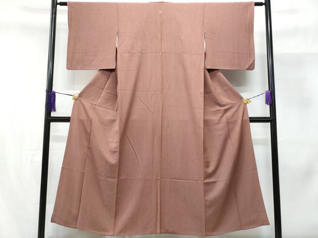 平和屋着物■上質な小紋 竹並び 正絹 逸品 CABE6362fb