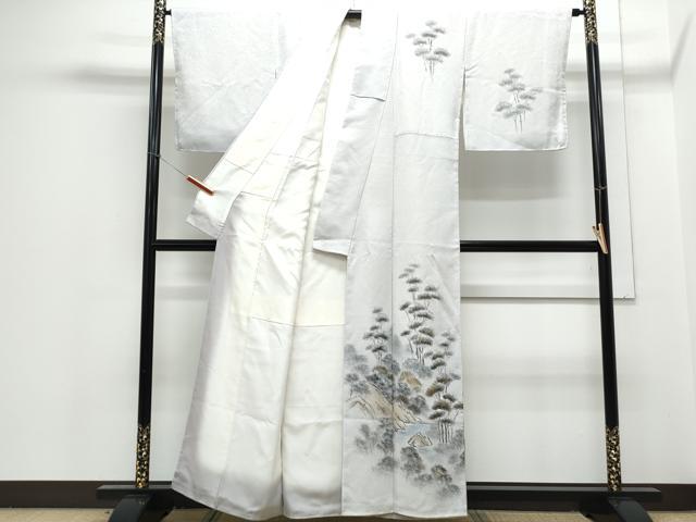 平和屋着物▼訪問着 手描き 風景文 正絹 逸品 CABE6620th