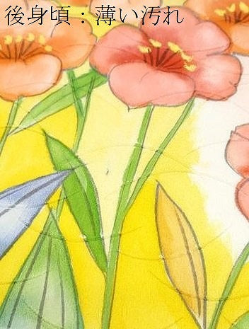 平和屋着物■訪問着　手描き　草花文　暈し染め　正絹　逸品　CABE6641th