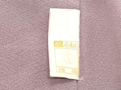 平和屋着物■上質な色無地 紅藤色 正絹 逸品 CABE6671th