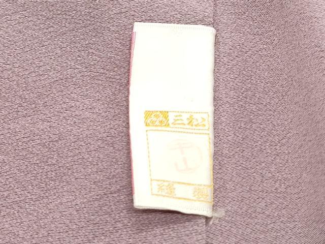 平和屋着物■上質な色無地 紅藤色 正絹 逸品 CABE6671th
