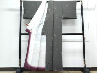 平和屋着物■上質な小紋 吉祥文 正絹 逸品 未使用 CABE6674th