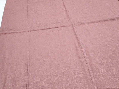 平和屋着物■上質な色無地 退紅色 正絹 逸品 CABE6677th