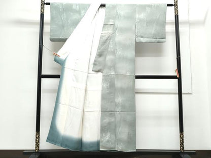 平和屋着物■上質な小紋 樹林文 暈し染め 正絹 逸品 CABE6683th