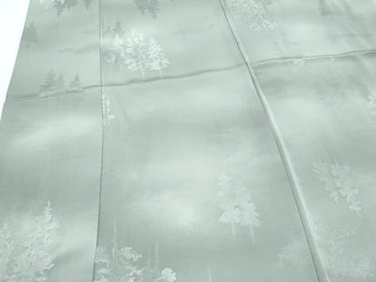 平和屋着物■上質な小紋 樹林文 暈し染め 正絹 逸品 CABE6683th