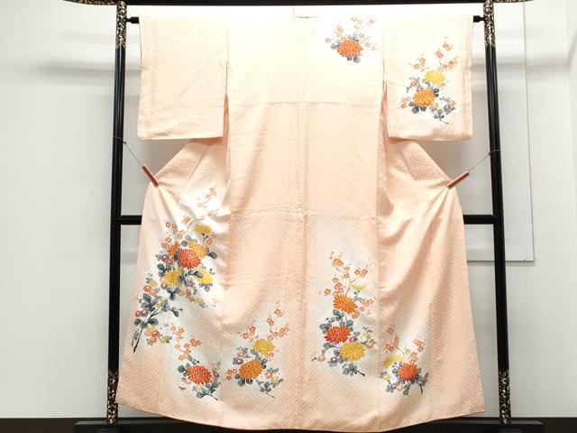 平和屋着物■訪問着 草花文 暈し染め 正絹 逸品 CABE6685th