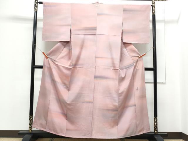 平和屋着物■上質な小紋　作家物　霞文　暈し染め　正絹　逸品　CABE6691th