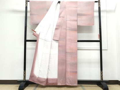 平和屋着物■上質な小紋　作家物　霞文　暈し染め　正絹　逸品　CABE6691th
