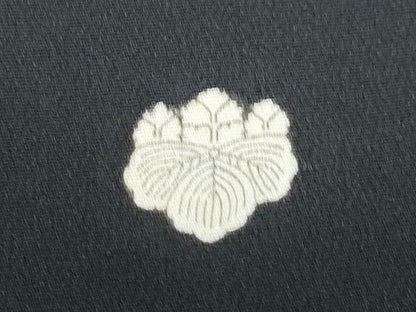 平和屋着物■豪華黒留袖 刺繍 尾長鳥花文 金彩 正絹 逸品 CABE6713th