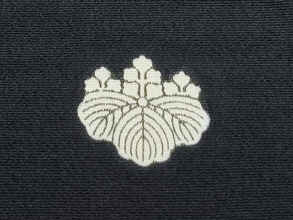 平和屋着物■豪華黒留袖 御所車花文 金彩 正絹 逸品 CABE6715th