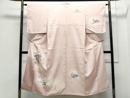 平和屋着物■訪問着 風景文 暈し染め 金彩 正絹 逸品 未使用 CABE6722th