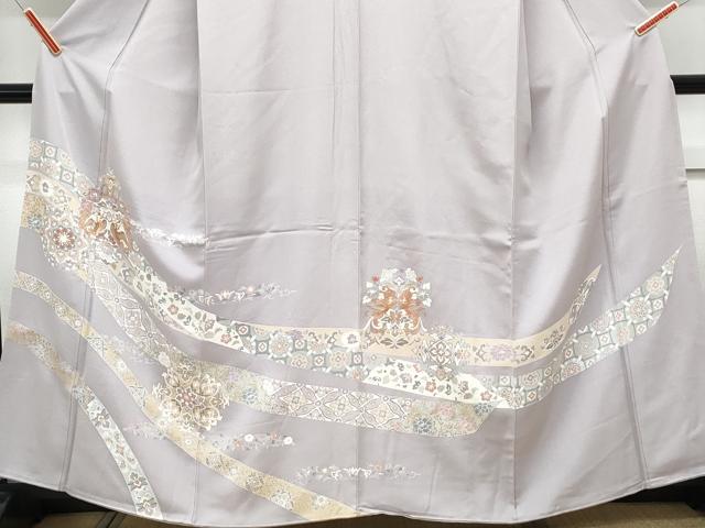 平和屋着物■豪華色留袖　正倉院向かい鳥花文　金彩　正絹　逸品　CABE6724th