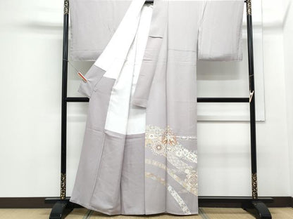 平和屋着物■豪華色留袖　正倉院向かい鳥花文　金彩　正絹　逸品　CABE6724th
